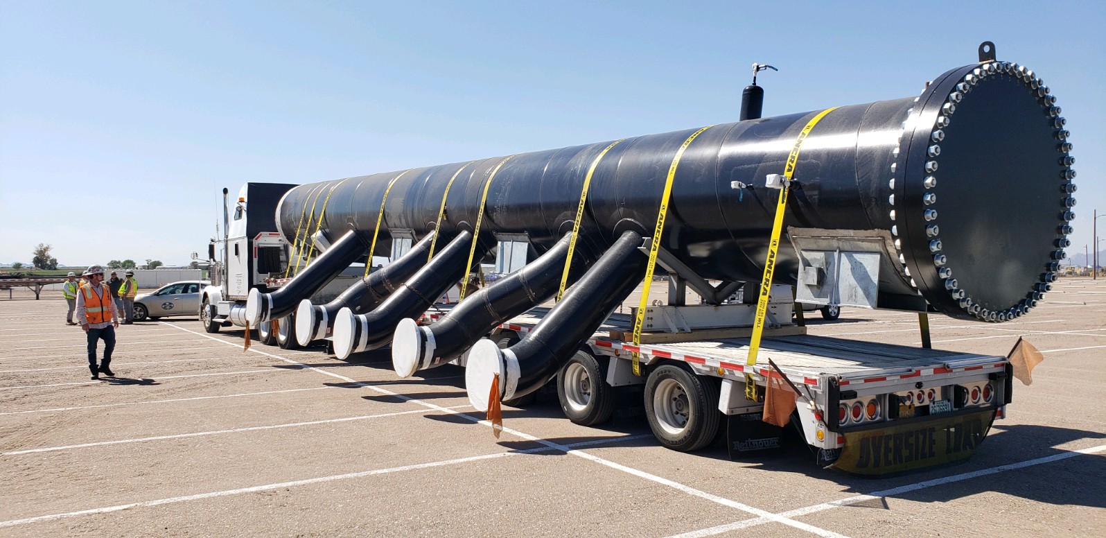 Full truckload: 53' trailer with container